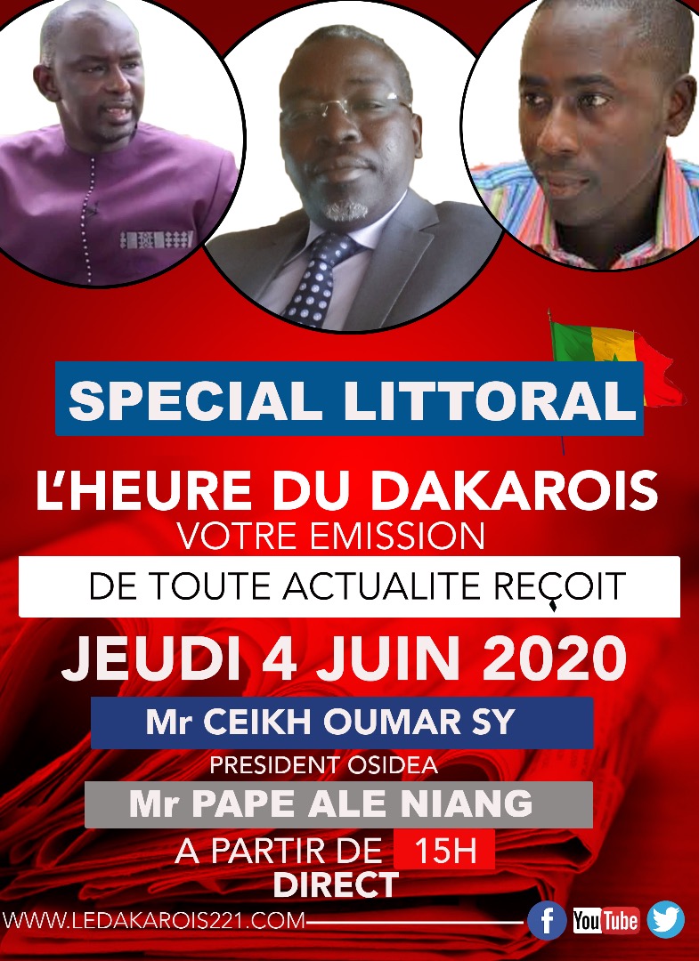 En direct avec l’heure du Dakarois : Édition spéciale sur le littoral avec Pape Alé Niang et Cheikh Omar Sy