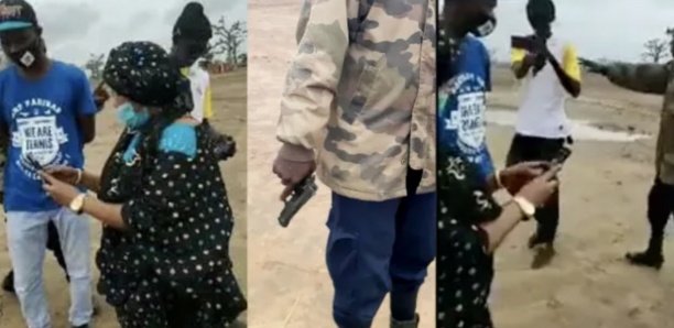 Le Vigile de “Babacar Ngom”qui avait braqué son pistolet face aux gendarmes ce mercredi