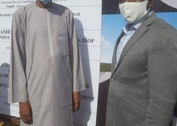Pose de la première pierre pour l’aménagement paysager du rond-point de l’Université Cheikh Anta Diop