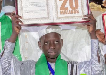 Mouhamadou Mahy Touré, vainqueur du grand prix  sénico.