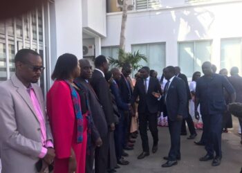 Visite de prise de contact du Ministre des Infrastructures, des Transports terrestres et du Désenclavement