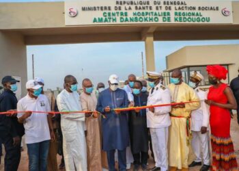 Inauguration de l’hôpital Amath Dansokho de kédougou et l’usine de traitement d’eau par le président Macky Sall.
