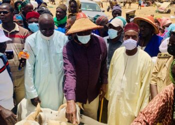 Tabaski 2021 : Visite du Ministre de l’Élevage et des Productions Animales au marché hebdomadaire de Dahra Djoloff: