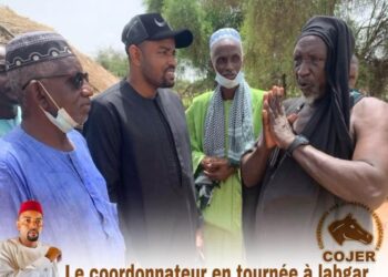 Moussa Sow, coordonateur nationale de la COJER,  s’active dans sa commune
