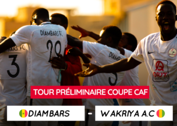 Coupe CAF : Le Diambars FC s’impose lourdement face au Wakriya AC (3-0)
