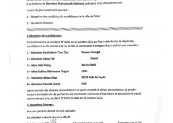 Élection Locale : les six candidats de la coalition Yewwi askan wi…