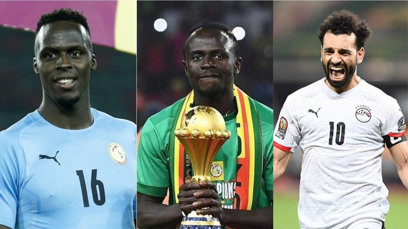 SADIO MANE, EDOUARD MENDY ET MOHAMED SALAH FINALISTES POUR LE TITRE DE MEILLEUR JOUEUR AFRICAIN DE L’ANNÉE.