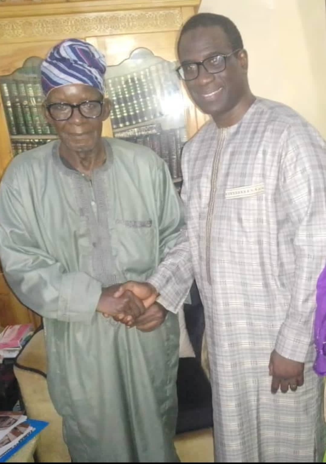 Visite du président Mouhamed Ben Diop à Kaolack chez le Khalif&nbsp;générale des Niassènes&nbsp;