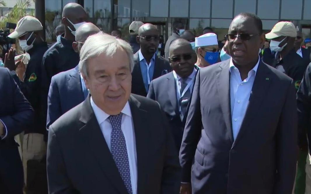 visite sur le site de la Maison des Nations Unies à Diamniadio.