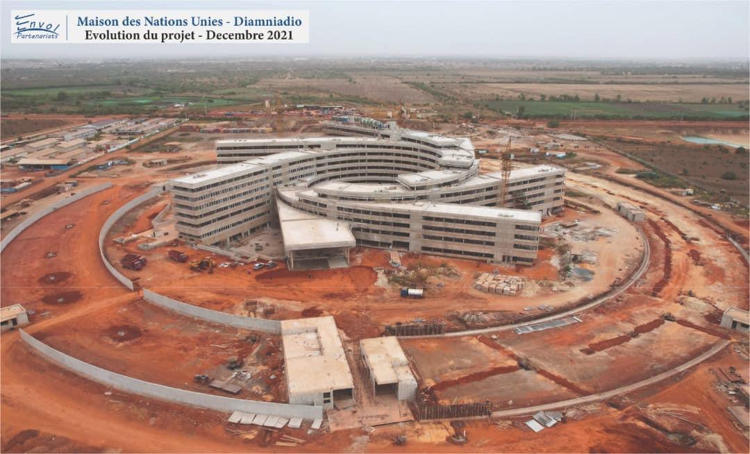 État d’avancement du projet de la Maison des Nations Unies – Décembre 2021