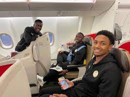 Arrivée des Lions à Doha pour la coupe du monde Qatar 2022.