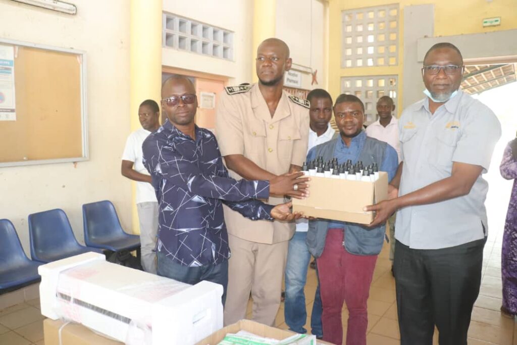 IMAGOLD BOTO SA en partenariat avec le district sanitaire de Saraya lance une campagne de sensibilisation.