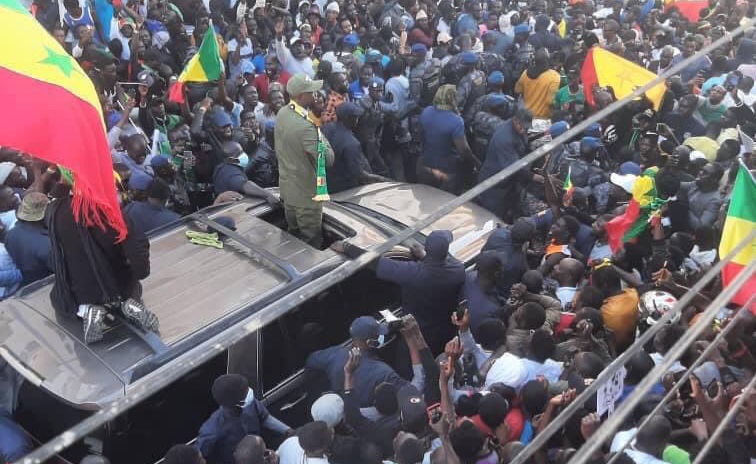 Meeting de Sonko à Keur Massar: ” Macky Sall ne se soucie pas du Sénégal. Il a tout fait…”