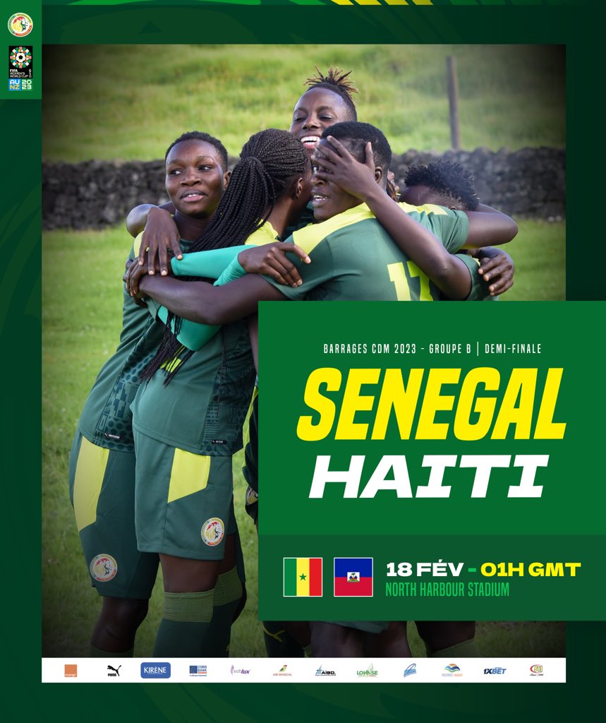 Barrages CDM 2023: le Sénégal défiera Haïti ce 18 février.
