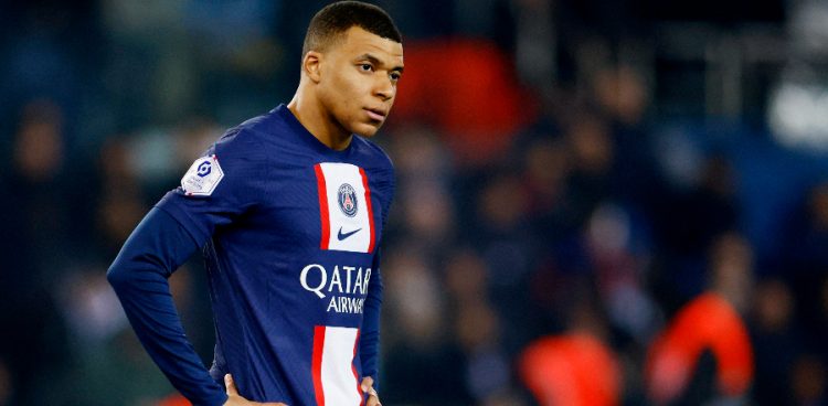 Le compteur de Kylian Mbappé est arrêt.