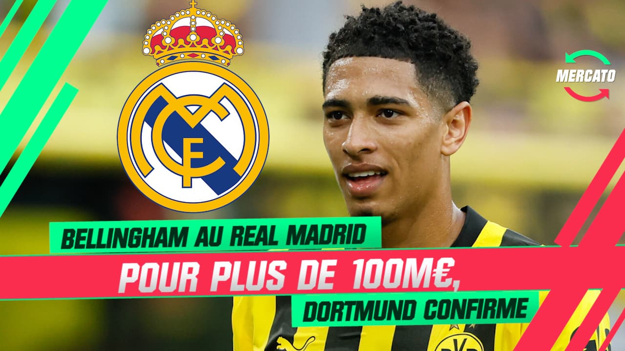 Le Borussia Dortmund officialise le transfert de Jude Bellingham au Real Madrid