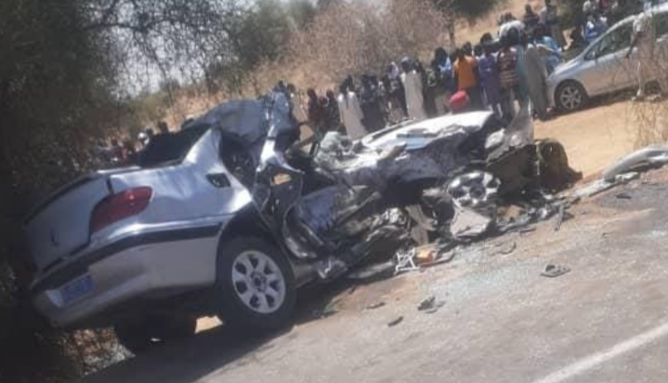 ROUTE DE FOUNDIOUGNE: UN VIOLENT ACCIDENT FAIT QUATRE MORTS SUR LE COUP.