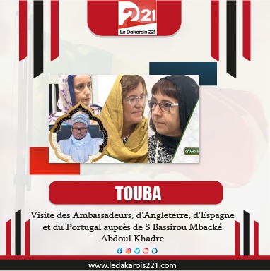 (Vidéo) Touba : Visite des Ambassadeurs, d’Angleterre, d’Espagne et du Portugal auprès de S Bassirou Mbacké Abdoul Khadre