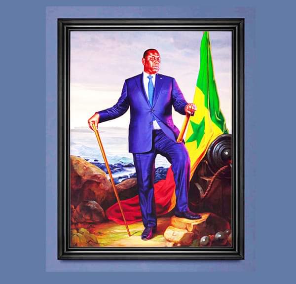 Exposé au Musée du Quai Branly : Macky Sall immortalisé par le peintre de Obama.