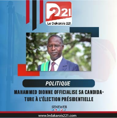 Présidentielle 2024 🇸🇳 : ” je suis candidat à l’élection présidentielle du 25 février 2024″( Mahammed Boun Abdalah Dione)