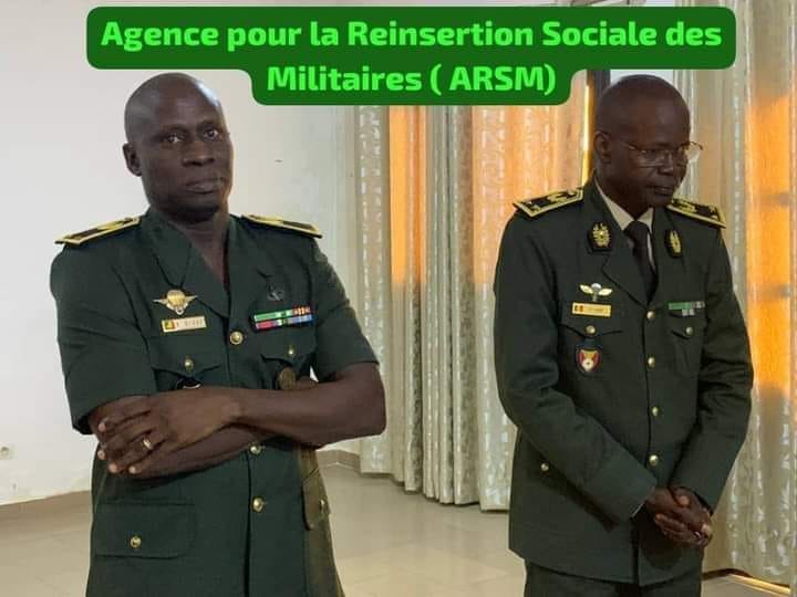 L’Agence pour la Réinsertion Sociale des Militaires (ARSM) a un nouveau Directeur Général.