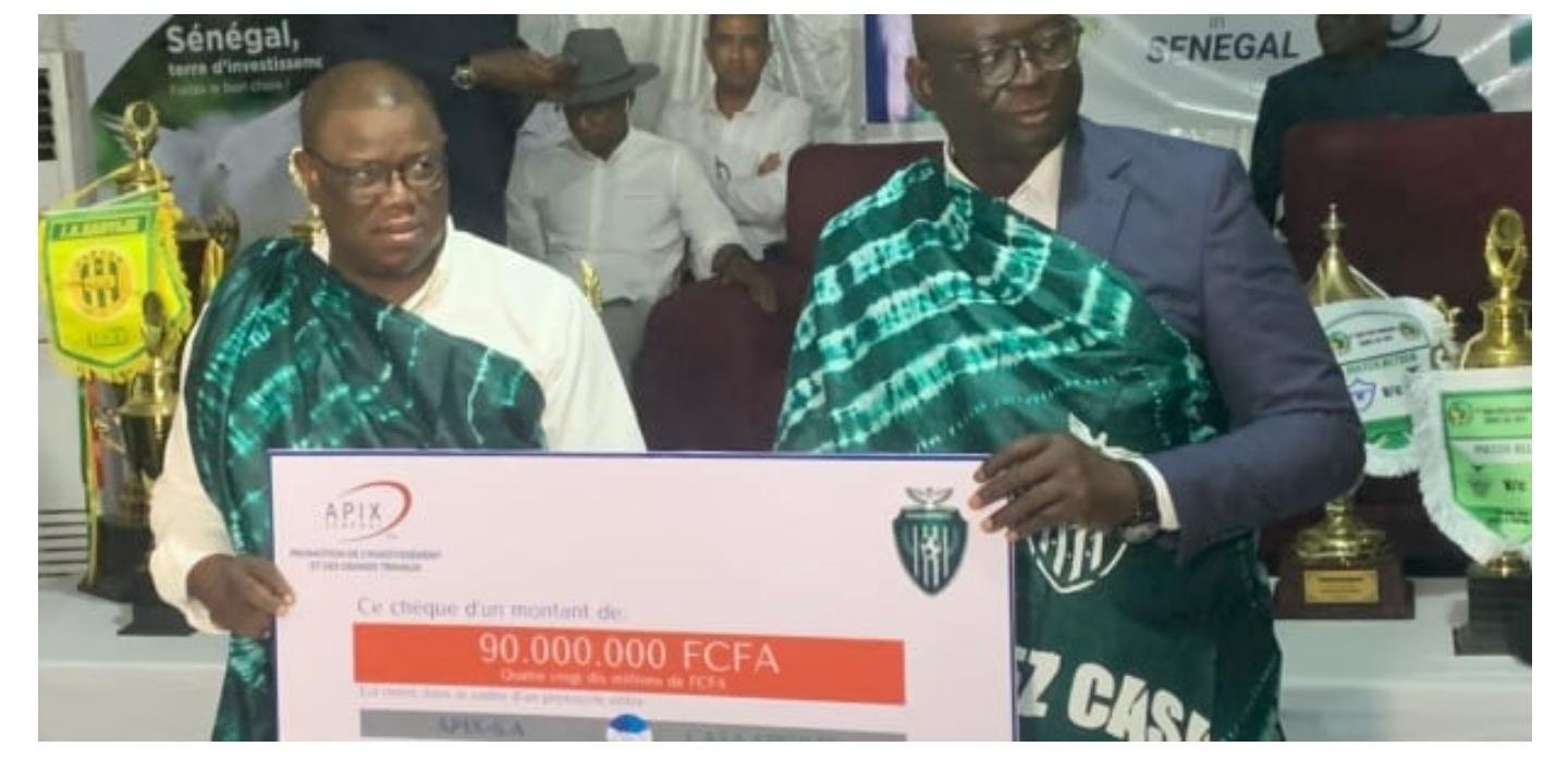 SOCIÉTÉ-Convention APIX et Casa Sports : 90 millions de Francs Cfa pour un partenariat gagnant-gagnant