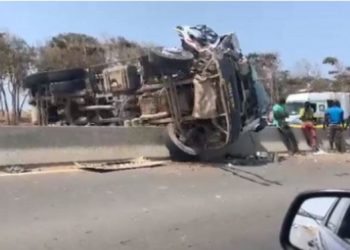 SOCIÉTÉ-Foire – VDN : Un accident provoque un embouteillage monstre, la route bloquée