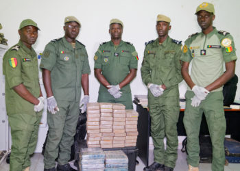91,84 kg de cocaïne saisis par la Douane de Koumpentoum