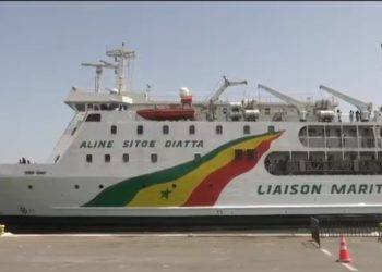Le navire Aline Sitéo Diatta est arrivé au port de Ziguinchor avec 200 passagers à bord
