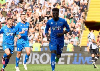 SERIE A : MBAYE NIANG SAUVE EMPOLI D’UNE RELÉGATION GRÂCE À UN BUT DANS LES DERNIÈRES MINUTES