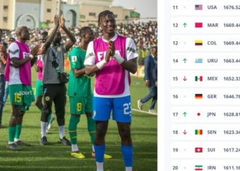 Classement FIFA : Le Sénégal perd la 17e place, le Maroc monte à la 12e position mondiale