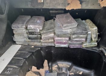 Brigade mobile des Douanes de Fatick, Subdivision de Fatick, Région douanière du Centre a intercepté trente-trois (33) kilogrammes de cocaïne.