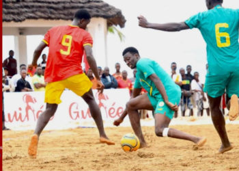 LE SENEGAL DOMINE LA GUINEE EN BEACH SOCCER POUR LES ELIMINATOIRES DE LA CAN