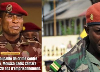 Guinée-reconnus coupables de crimes contre l’humanité moussa dadis camara et toumba diakité condamné à 20ans et 10ans d’emprisonnement.