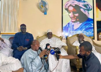 Ziar, PRÉSENTATION DE CONDOLÉANCES: Amadou BA à Thiénaba