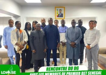 Rencontre entre la Direction Générale de la lonase, le partenaire Premier Bet Sénégal et le Syndicat des Travailleurs. 