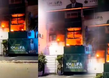 Violence en période électorale : des individus ont attaqué le siège de Taxawu Senegaal de Khalifa Sall (Vidéo)
