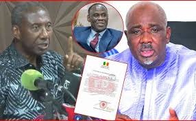 Le collectif des avocats de Farba Ngom ont fait face à la presse ce 17 janvier 2025 .