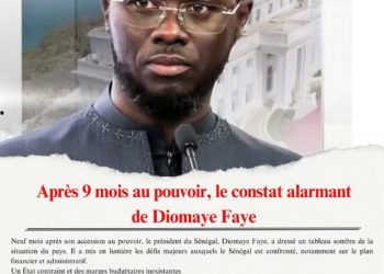 Les constats alarmants du Président Diomaye au terme de 9 mois d’exercice du pouvoir