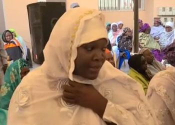 Ndella Madior assiste aux funérailles de son père