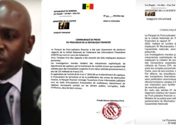 Parquet Financier-Lequel des communiqués est le vrai ?