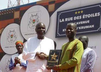 HAROUNA DIA HONORÉ À OUAGADOUGOU ET AU SÉNÉGAL LE MÊME JOUR.