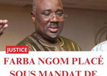 MANDAT DE DÉPÔT POUR FARBA NGOM