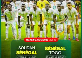 Mondial 2026-Soudan vs Sénégal