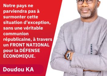 Sortie du Président Doudou Ka ce qu’il faut en retenir …