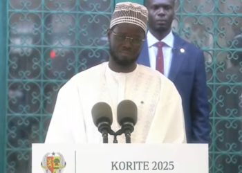 Le Président Bassirou Diomaye Faye à la Grande Mosquée de Dakar pour la prière de l’Aïd el-Fitr