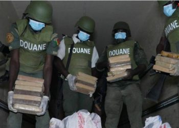 La douane sénégalaise incinére une importante quantité de cocaïne