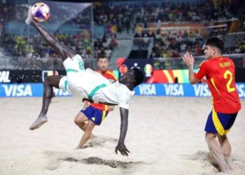 MONDIAL BEACH SOCCER : LES LIONS FACE À L’ESPAGNE (4-1)