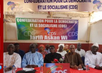 CONFÉDÉRATION POUR LA DÉMOCRATIE ET LE SOCIALISME(AJ/PADS-A, AJS, CNNO, LD, MRG, NIAXX JARINU/MAG, PIT-S, RTA-S, UDF/MBOOLOO MI)