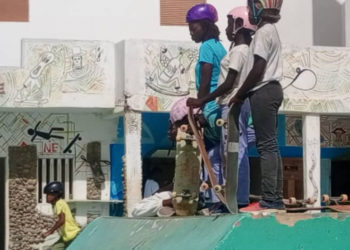 Les athlètes du skateboard se préparent pour les jeux olympiques